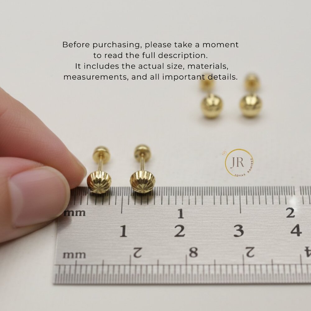 14K Solid Gold CZ Pave Cross Stud Earrings Religious Fine Jewelry - Picture 7 of 7